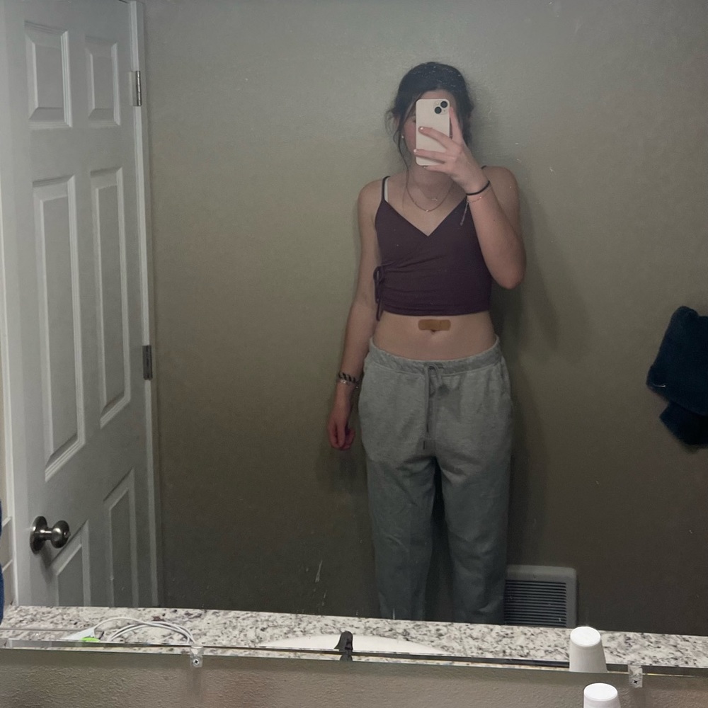 Gray sweats